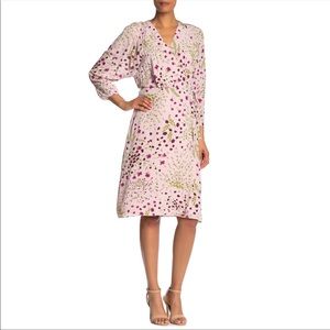 JOIE floral wrap dress